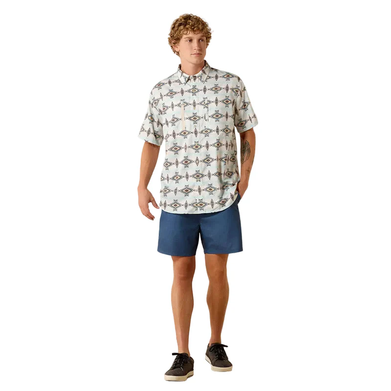 Men's Ariat Off White Printed VetnTEK Classic Fit Shirt 10071056 - Image 3