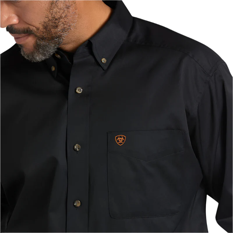 Men's Ariat Solid Twill Classic Fit Shirt 10000502 - Image 3