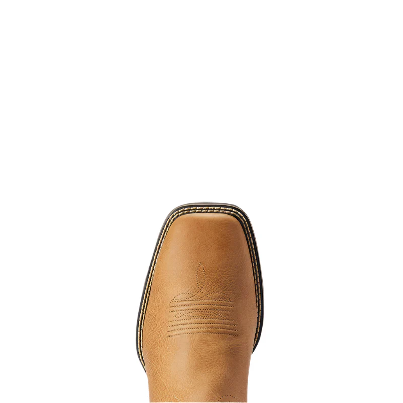 Men's Ariat Sport Pardner Tan Wide Square Toe Boots 10042392 - Image 5