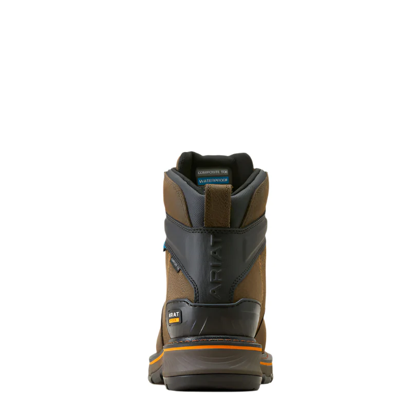 Men's Ariat Stump Jumper Brown BOA Waterproof Composite Toe Work Boots 10048060 - Image 2