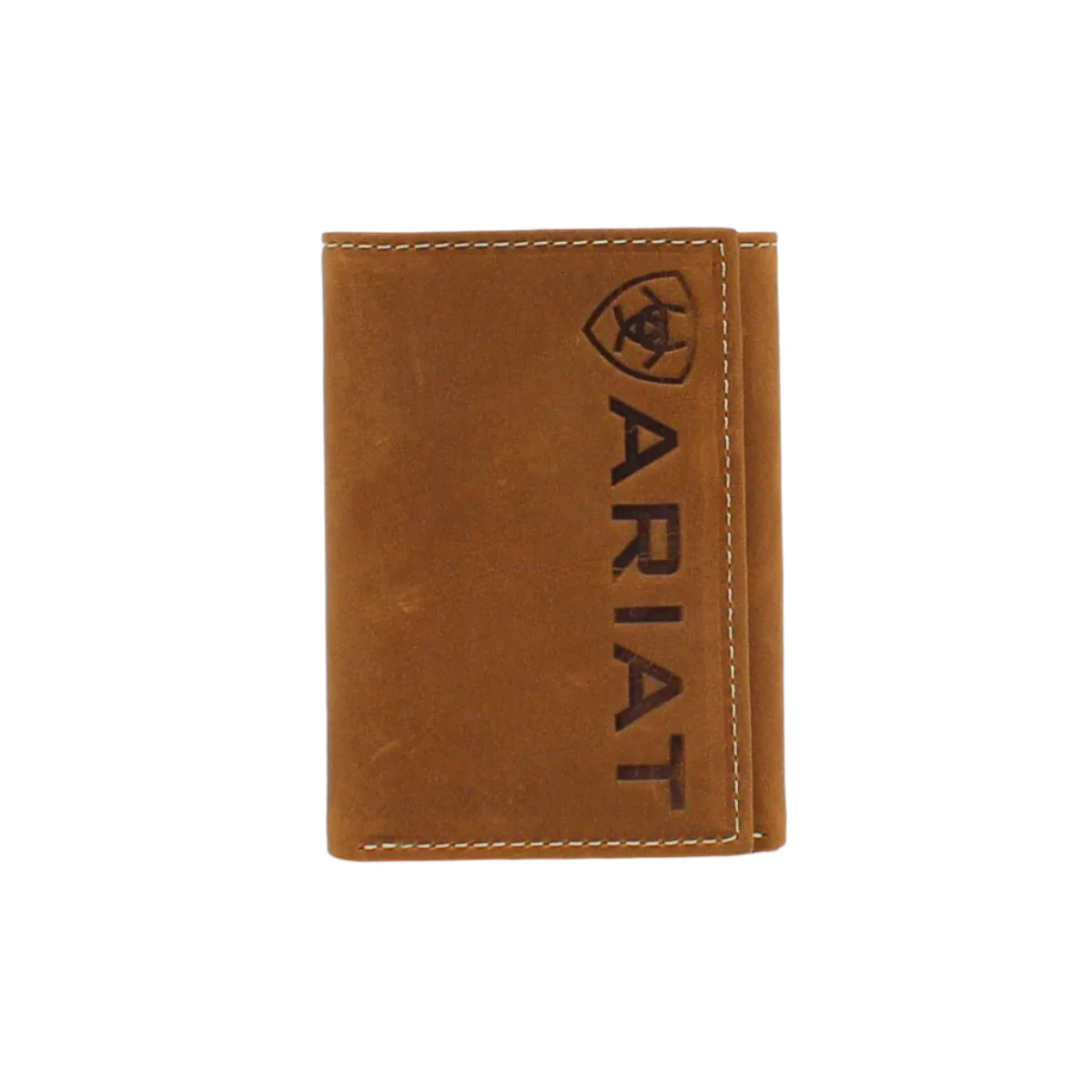 Men's Ariat Tan Trifold Style Wallet A3545344