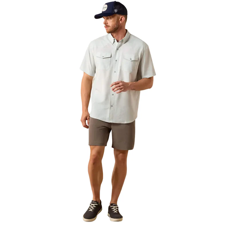 Men's Ariat Western VentTEK Classic Fit Shirt 10073498 - Image 3
