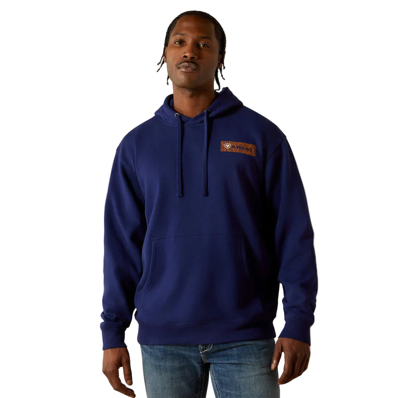 Men's Ariat Woodshop Stack Hoodie 10062497 - Image 2