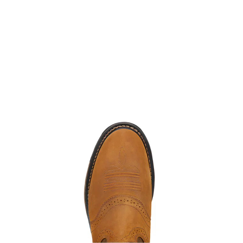 Men's Ariat WorkHog Pull-On Work Boot 10" 10001188 - Image 5