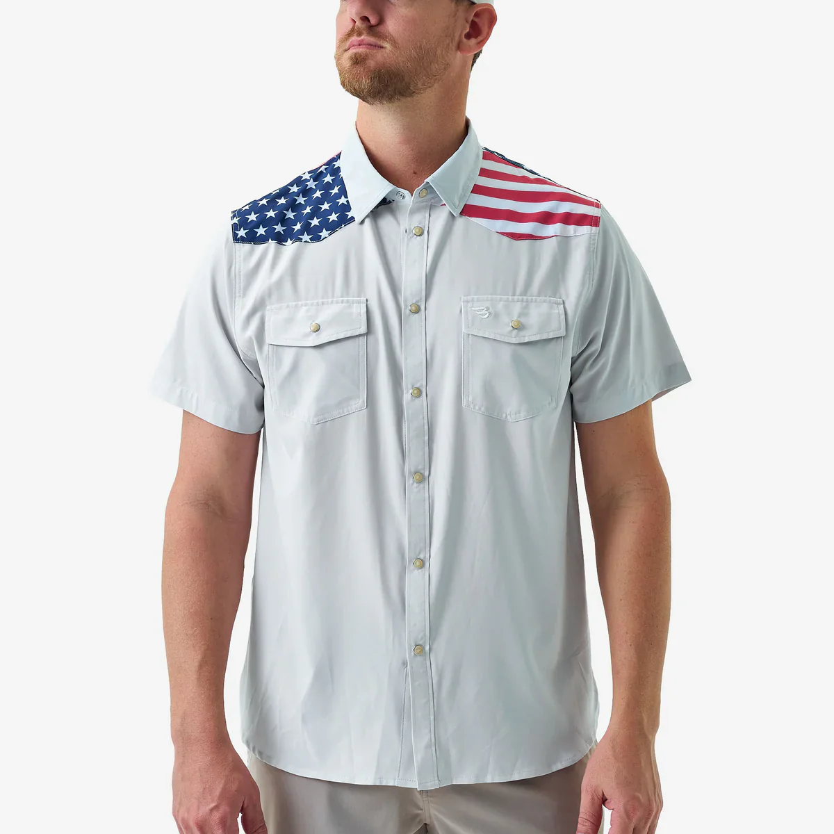 Men's Burlebo All American Performance Western Shirt PWS-ALLA - Image 3