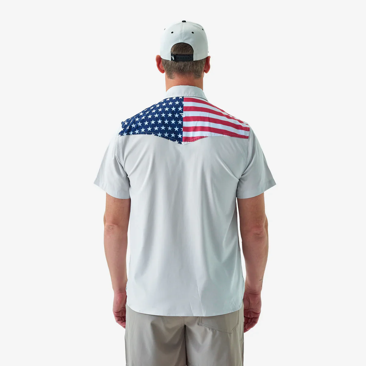 Men's Burlebo All American Performance Western Shirt PWS-ALLA - Image 4