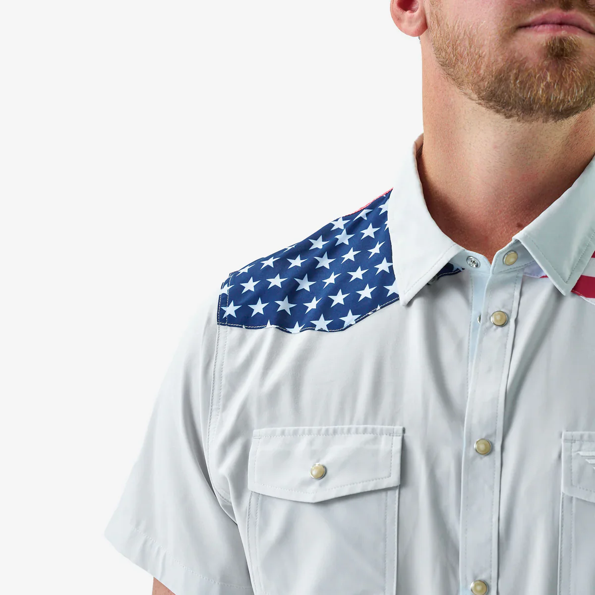 Men's Burlebo All American Performance Western Shirt PWS-ALLA - Image 5
