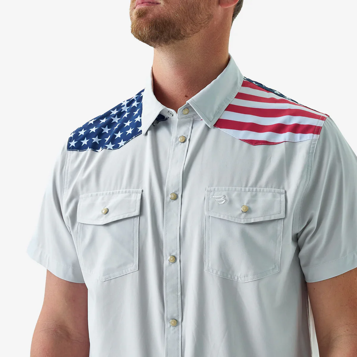 Men's Burlebo All American Performance Western Shirt PWS-ALLA - Image 6