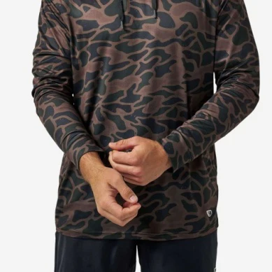 Men's Burlebo Bendita Camo Performance Hoodie PH-BITAC - Image 3