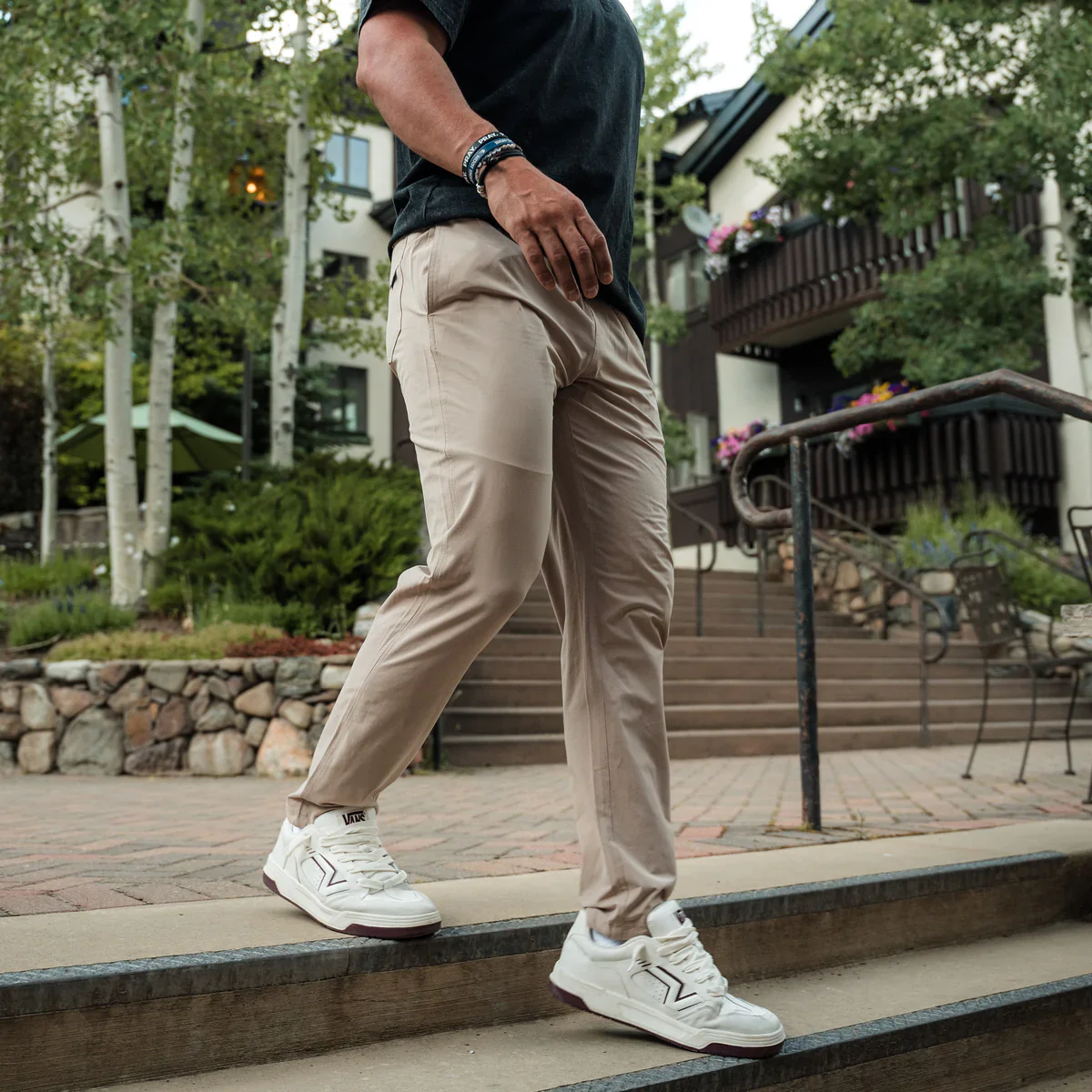 Men's Burlebo Cobblestone Khaki Performance Pants PRANT-CK - Image 6