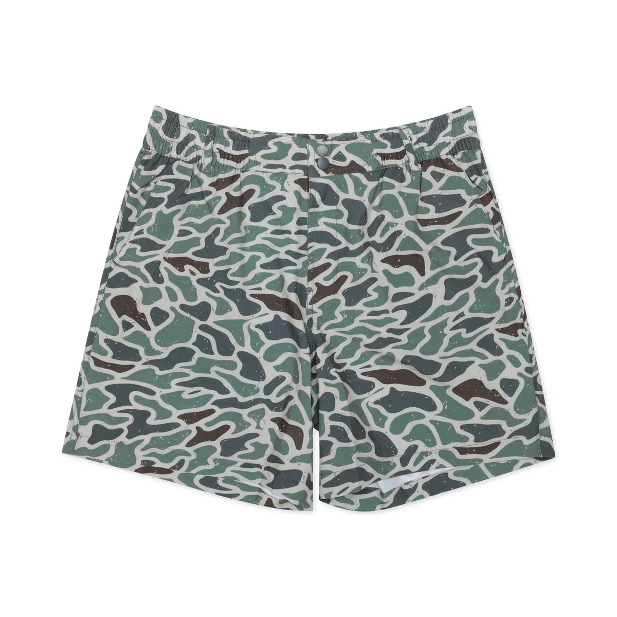 Men's Burlebo Everyday Short - Retro Duck Camo - Grey Pocket ES-RDC