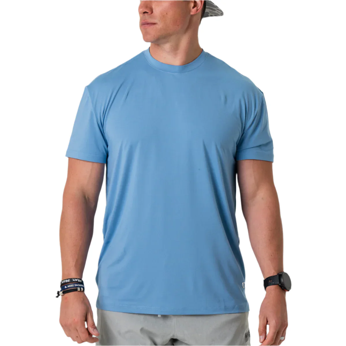 Men's Burlebo Go To Tee - Steel Blue GTT-STBL