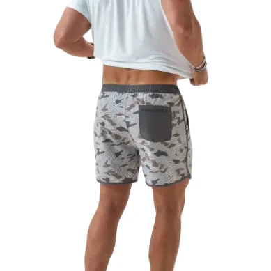 Men's Burlebo Jumbo Topo Desert Camo Swim Trunks ST-TDESC - Image 2