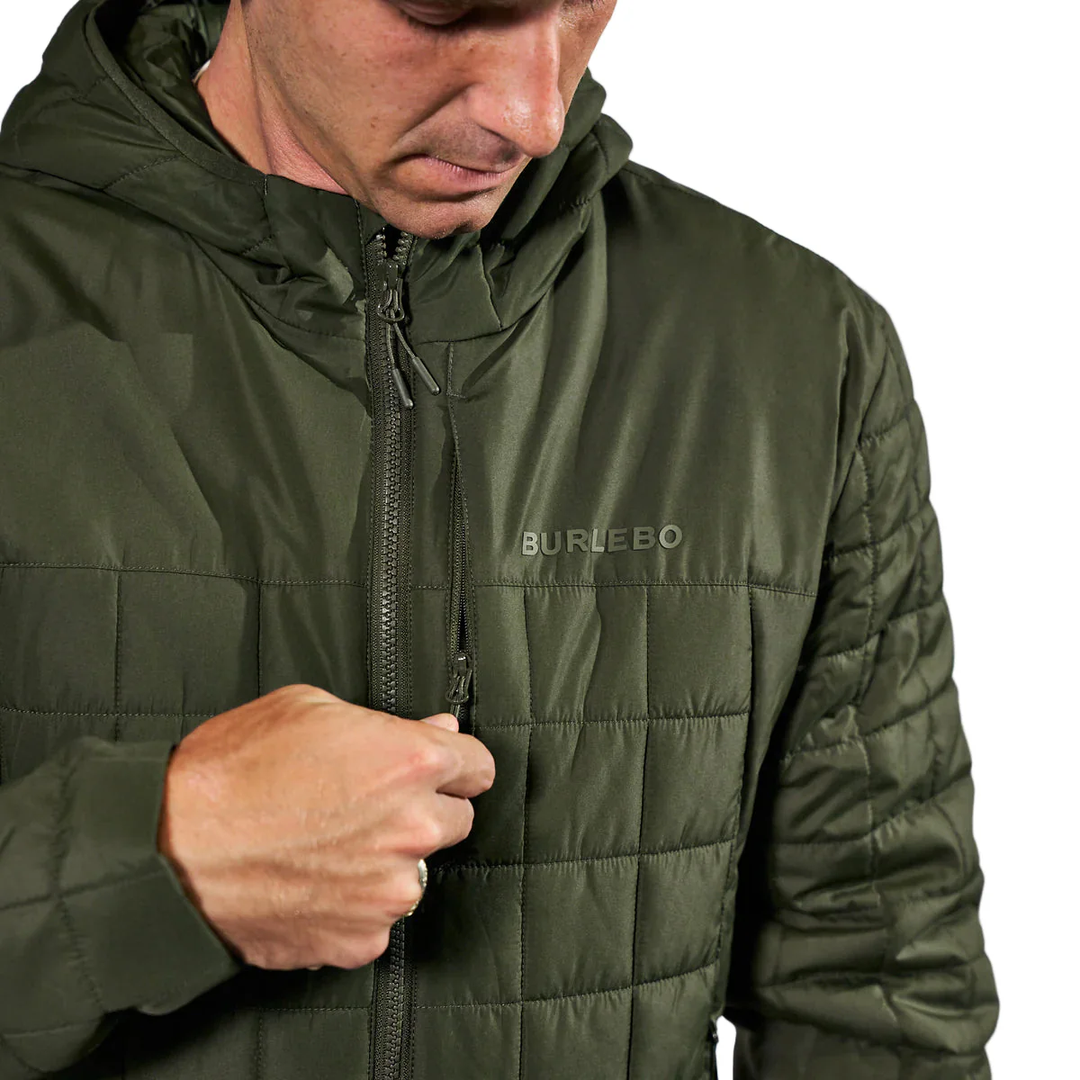 Men's Burlebo Mallard Green Puffer Jacket PJACK-MG - Image 6