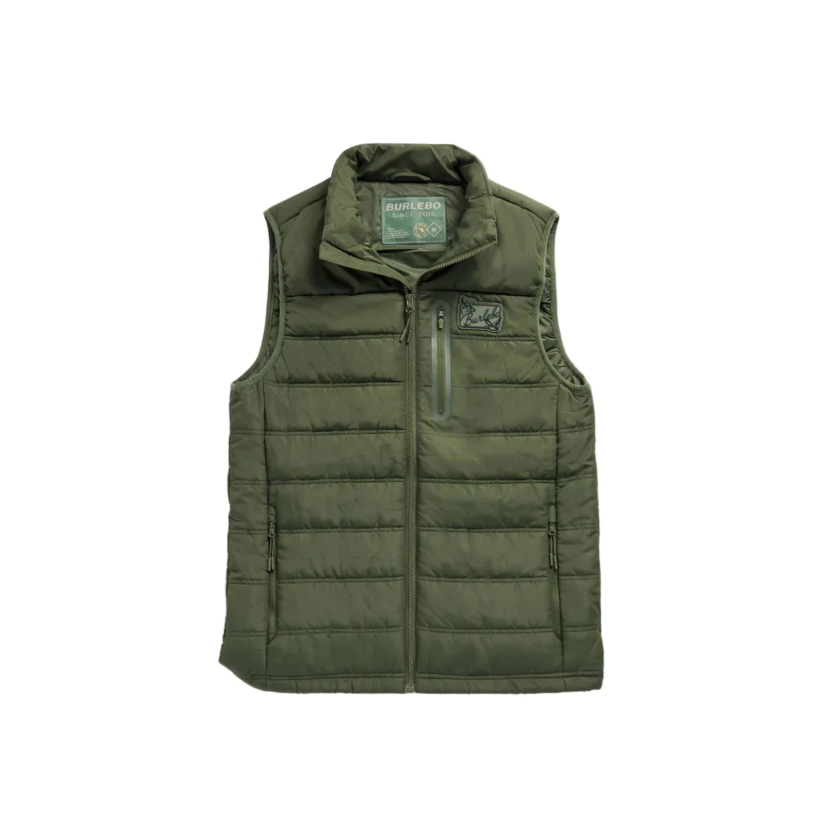 Men's Burlebo Mallard Green Puffer Vest PV-MG - Image 3