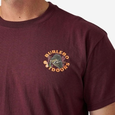 Men's Burlebo Maroon Duck Down Tee SST-DUCKD-MAR - Image 3