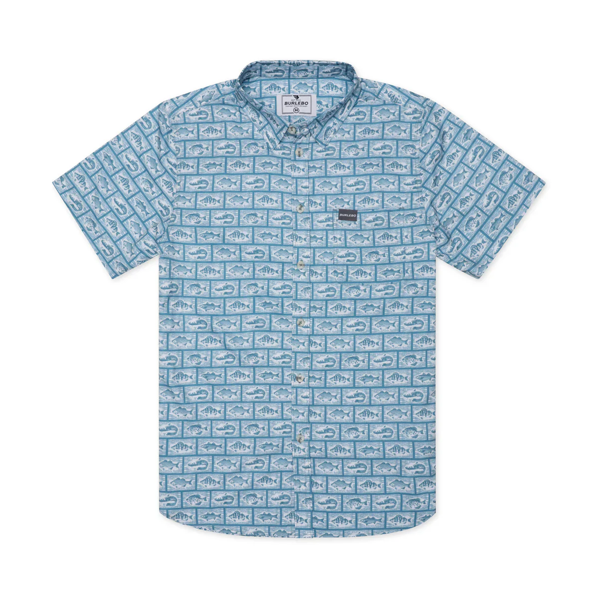 Men's Burlebo Performance Button Up - Angler's Choice PBU-ANGC