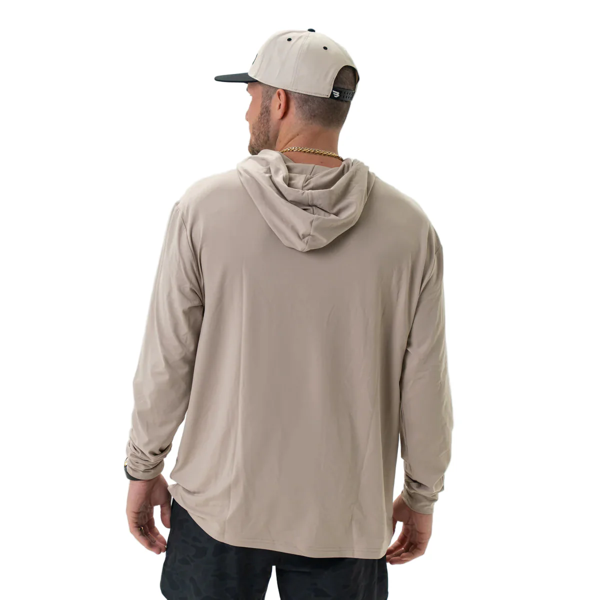 Men's Burlebo Performance Hoodie Sandstone PH-SAND - Image 2