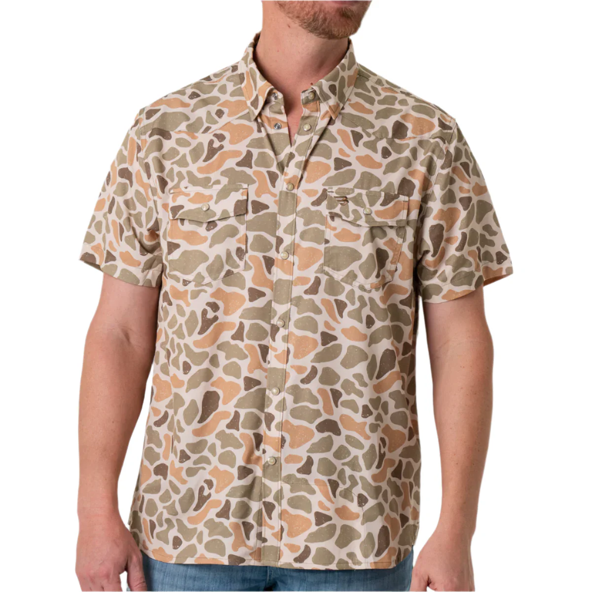 Men's Burlebo Performance Western Shirt - Venado Camo PWS-VENC - Image 3