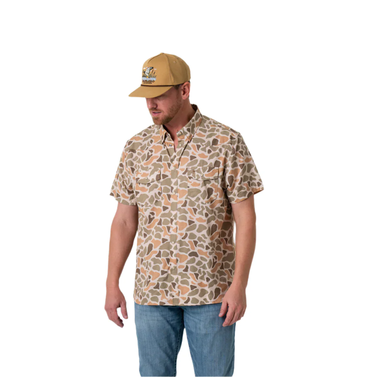 Men's Burlebo Performance Western Shirt - Venado Camo PWS-VENC - Image 5