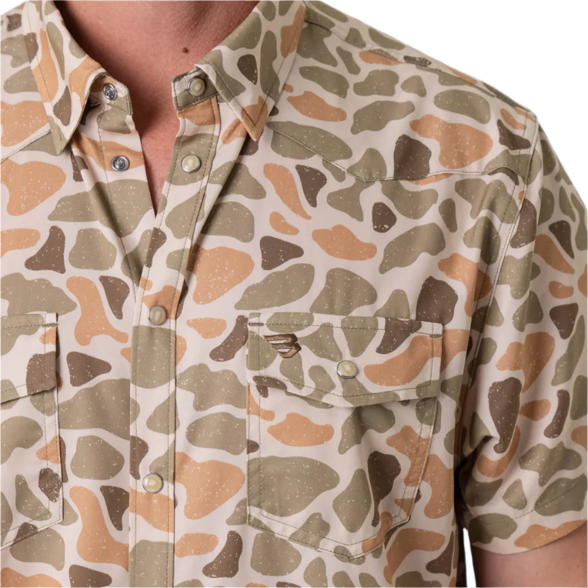 Men's Burlebo Performance Western Shirt - Venado Camo PWS-VENC - Image 6