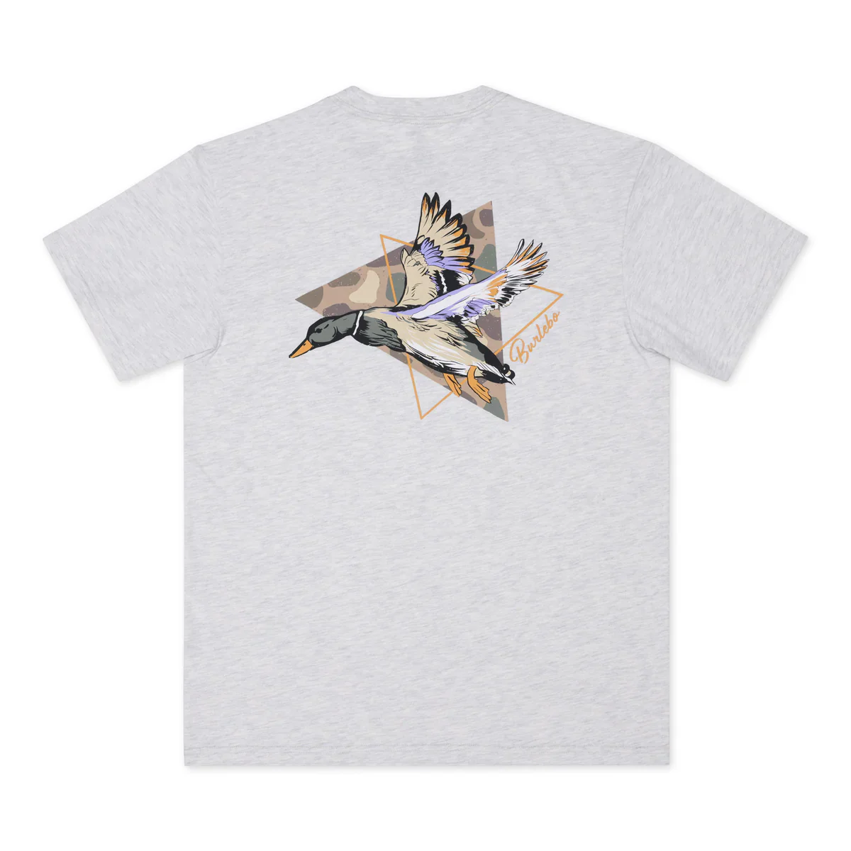 Men's Burlebo Pintail Triangle Duck - Heather Ash Grey PTRI-SS-AG