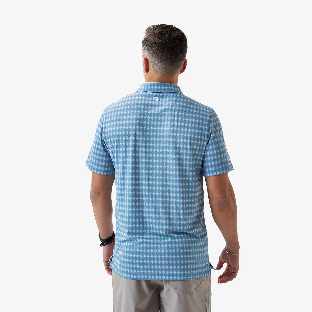 Men's Burlebo Texas Diamond Performance Polo PP-TXDIA - Image 3
