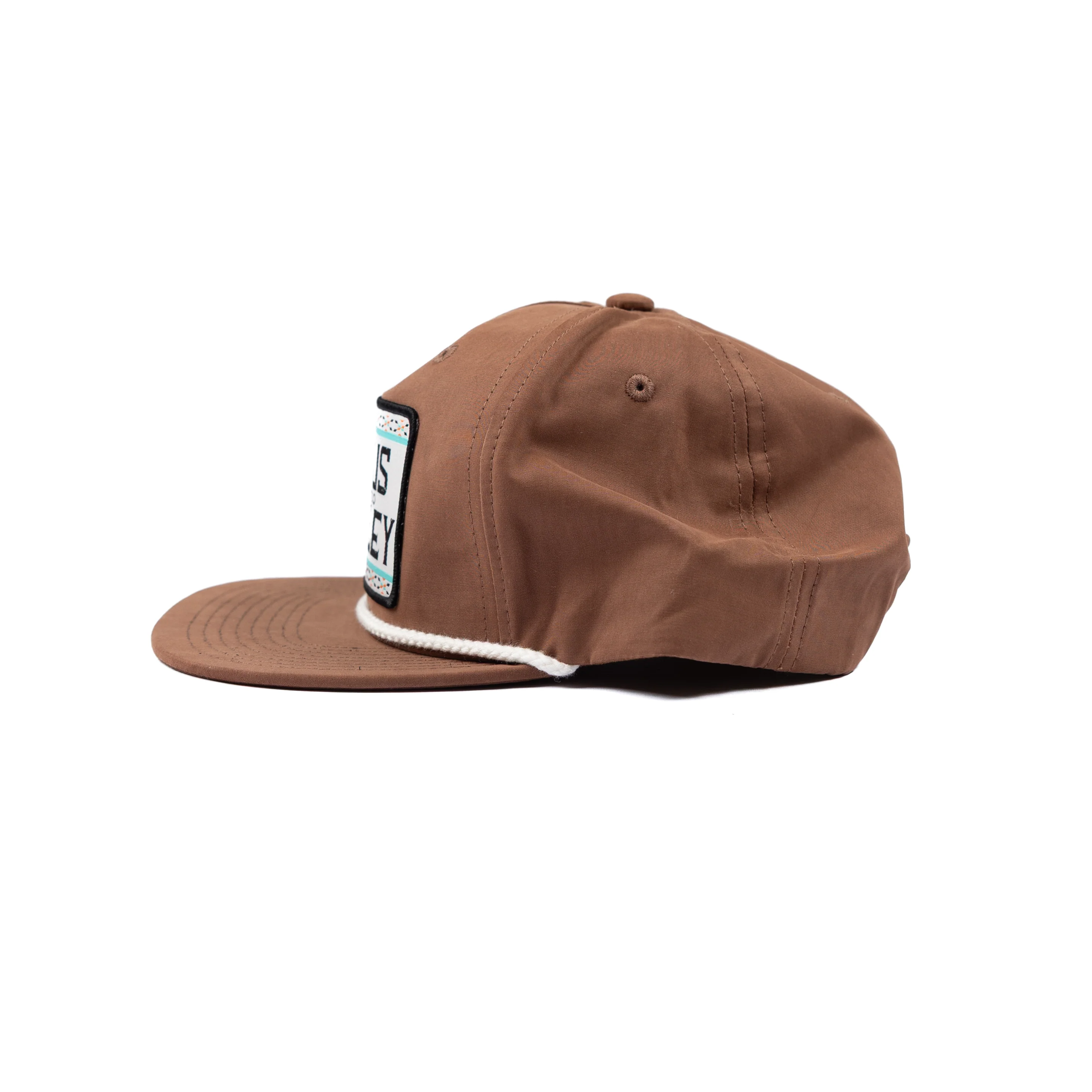 Men's Cactus Alley Brown Cap with Patch 256BRWN-P225-ROLLINCA - Image 2