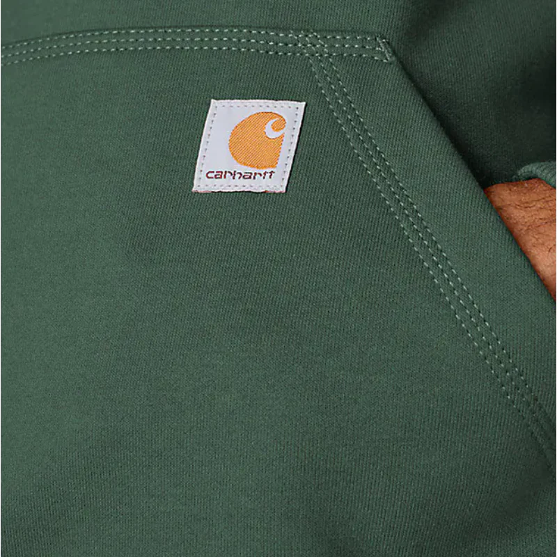 Men's Carhartt Rain Defender Loose Fit Heavyweight Quarter-Zip Hoodie 100617-GI5 - Image 6