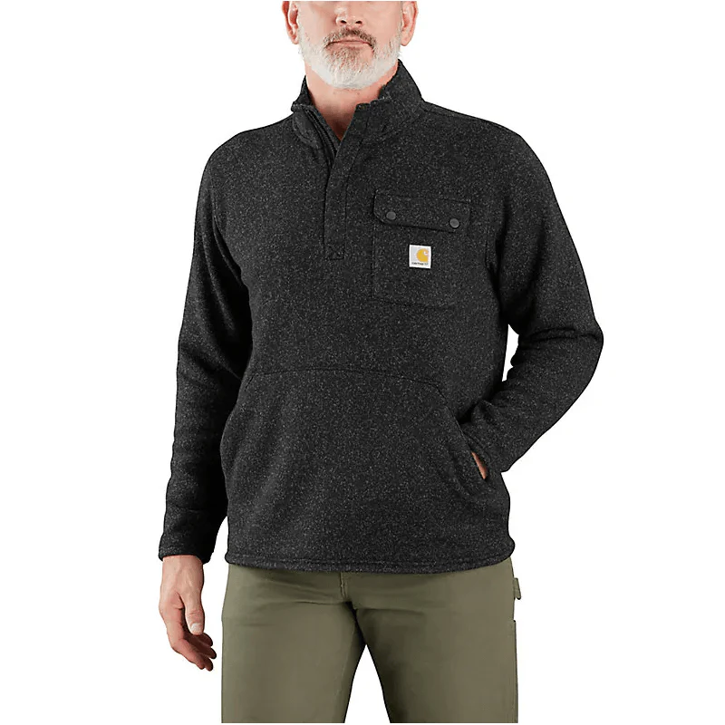 Men's Carhartt Relaxed Fit Midweight Quarter-Zip Pocket Sweater Fleece 106378-N04