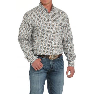 Men's Cinch Medallion Print Button-Down Western Shirt MTW1105895 - Image 2