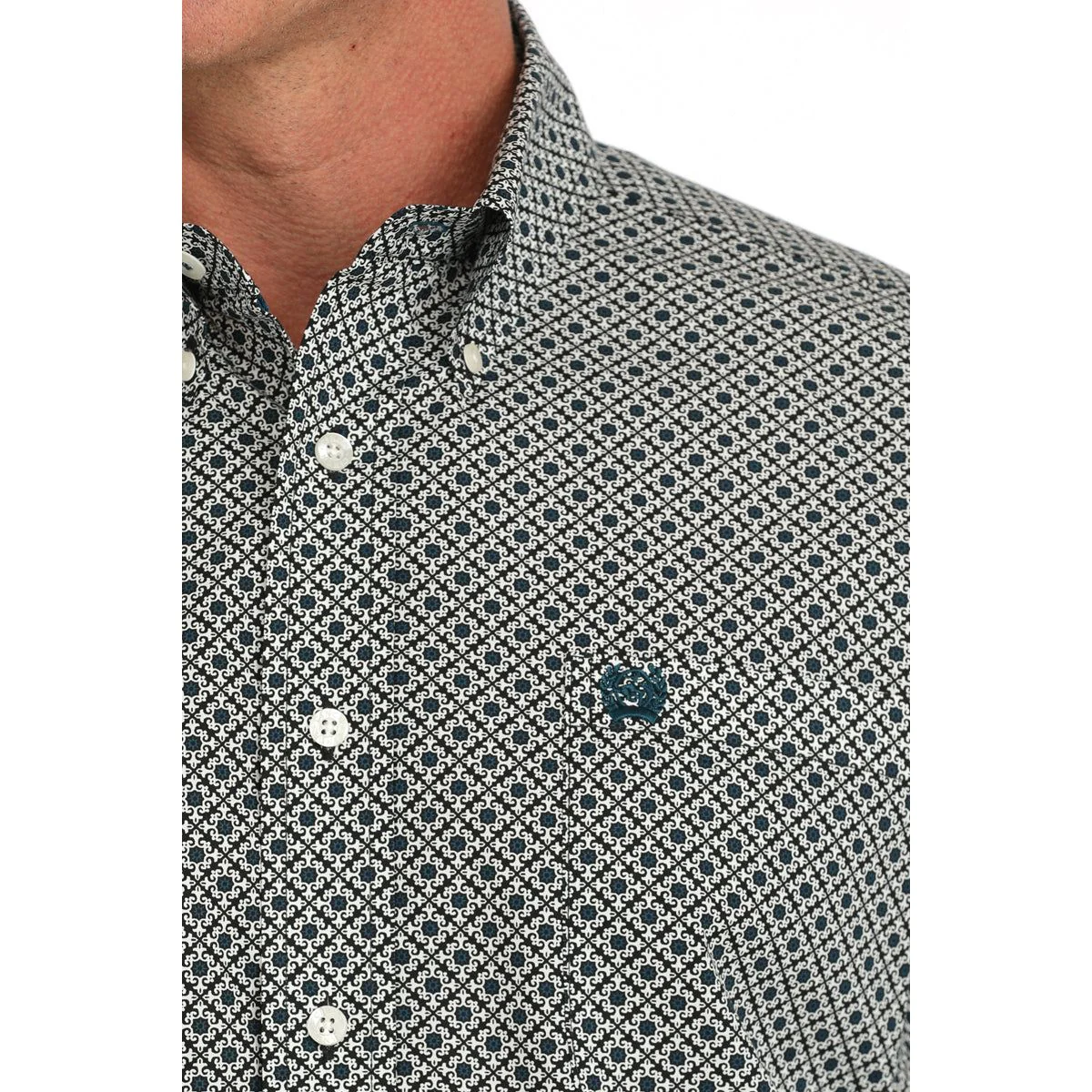Men's Cinch Patterned Long Sleeve Shirt MTW1105909 - Image 4