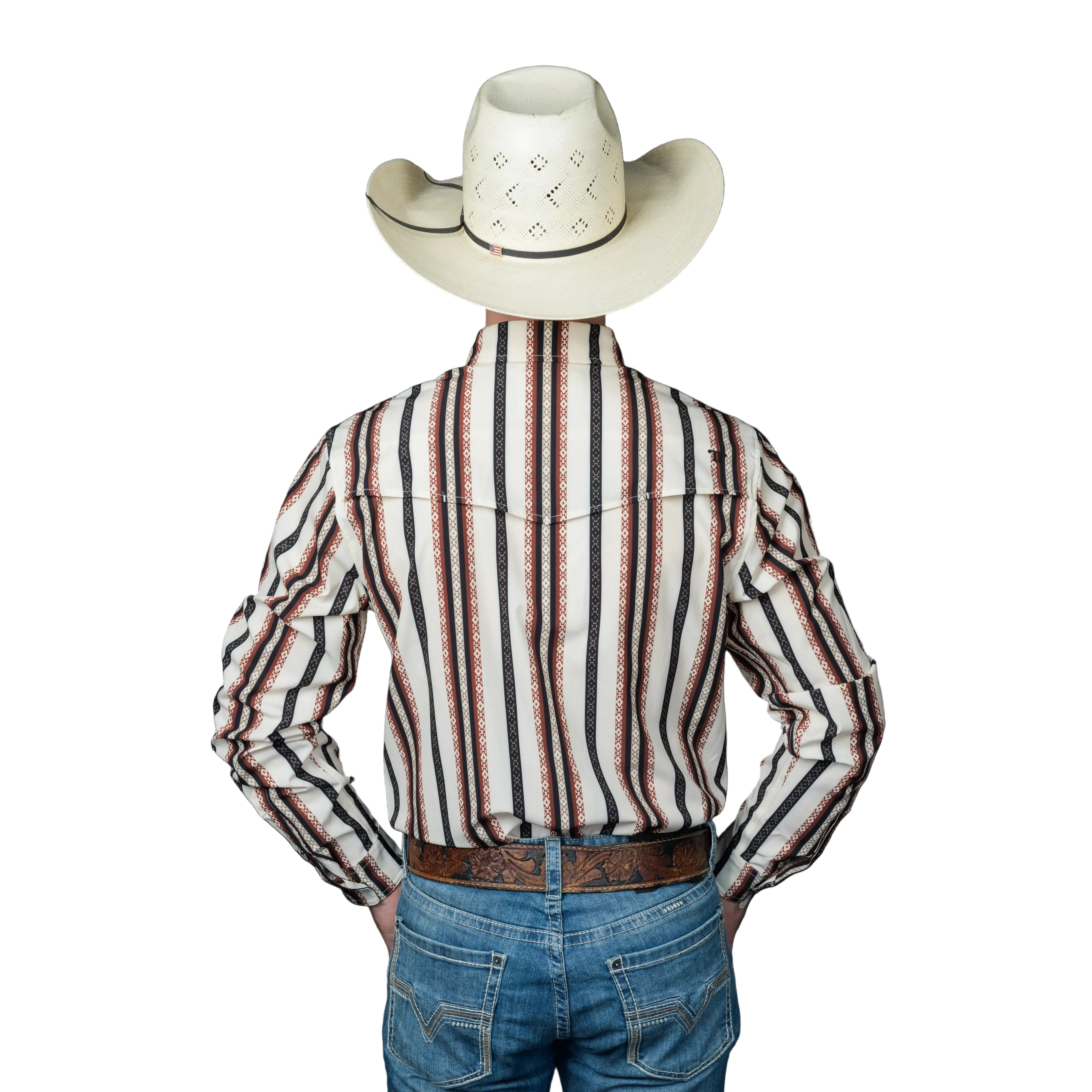 Men's Ferrell Long Sleeve "The Wayne" Snap Shirt FPL1026067 - Image 4