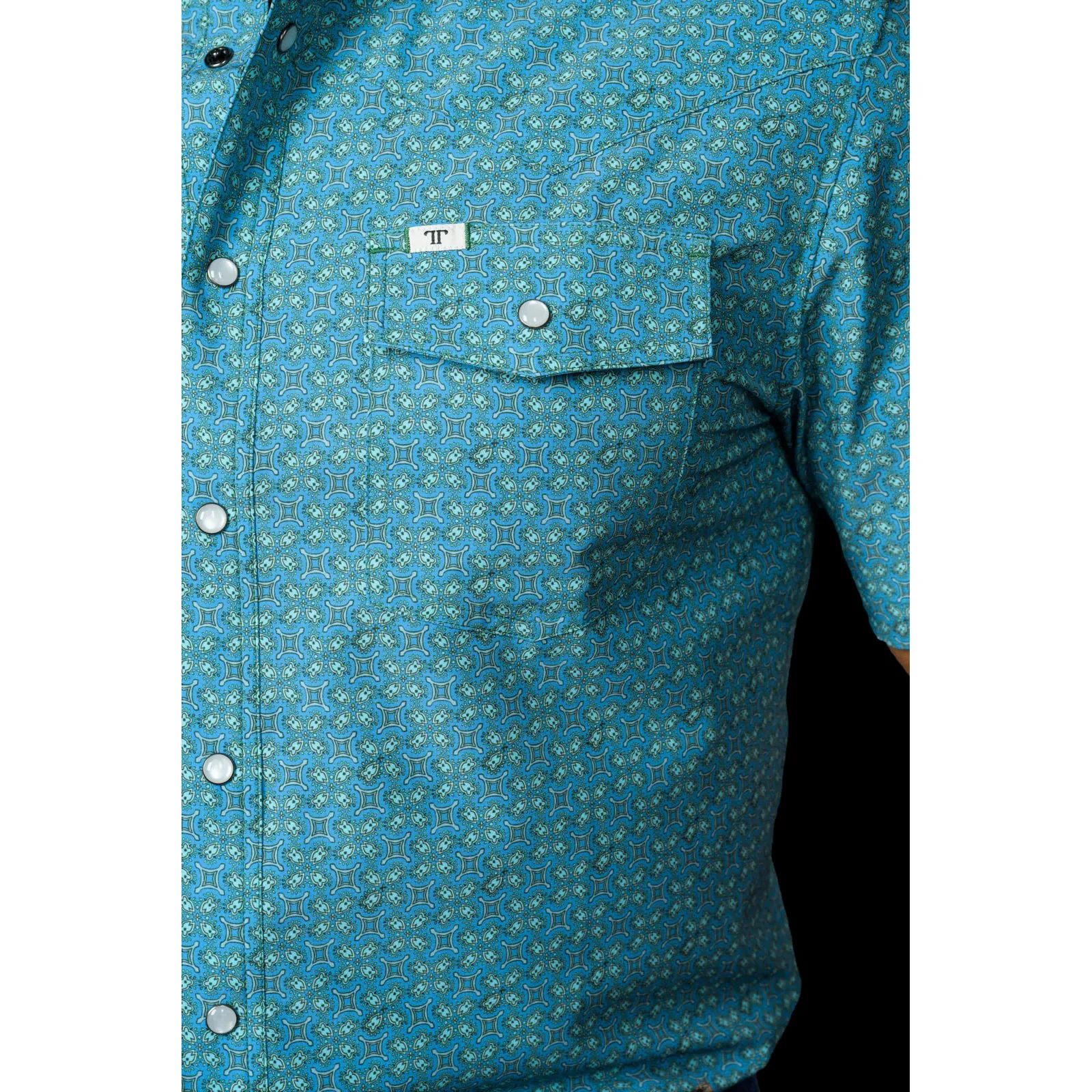 Men's Ferrell Short Sleeve Snap "The Miles" Shirt FPS1026019 - Image 3
