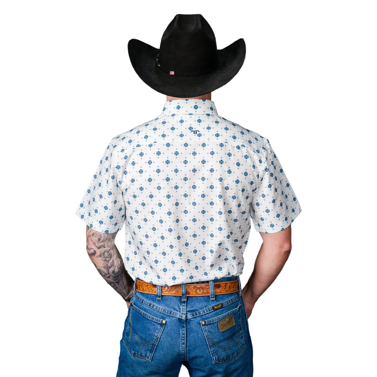 Men's Ferrell Short Sleeve "The Beau" Button Up Shirt FBS1026109 - Image 2
