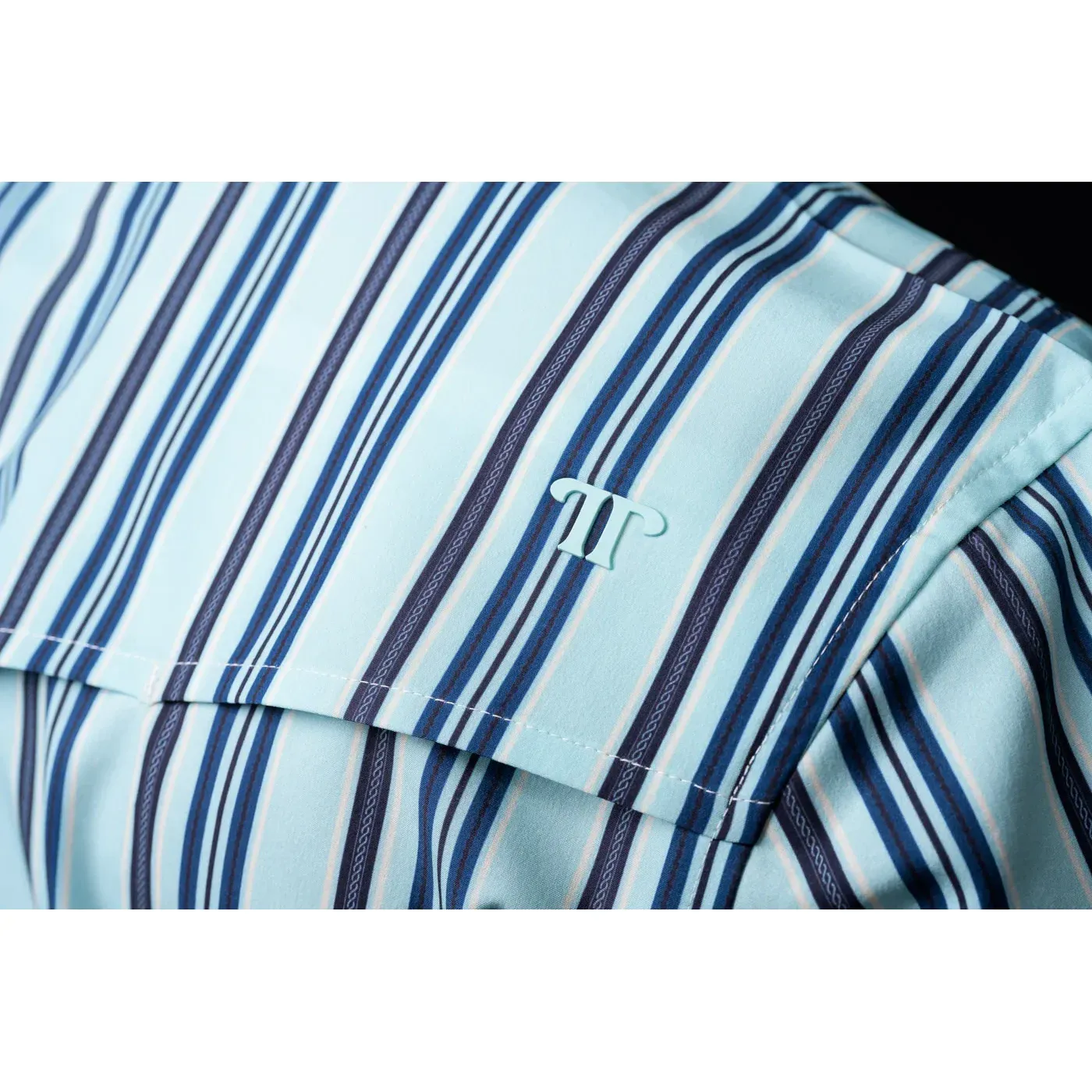 Men's Ferrell "The Jackson" in Blue Long Sleeve Snap Shirt FPL1002587 - Image 3