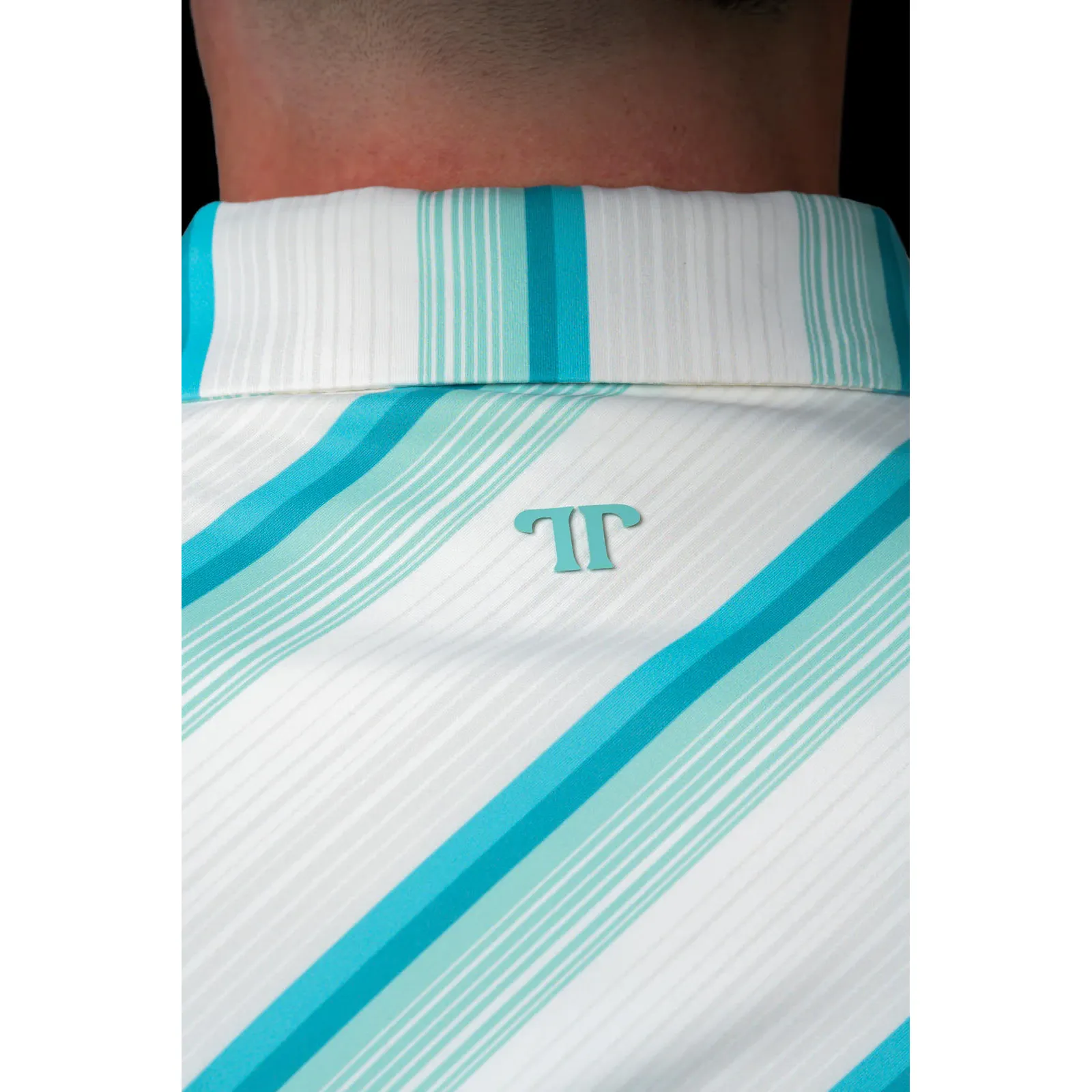 Men's Ferrell The Tristan Polo In Green Short Sleeve Polo FP1026115 - Image 3