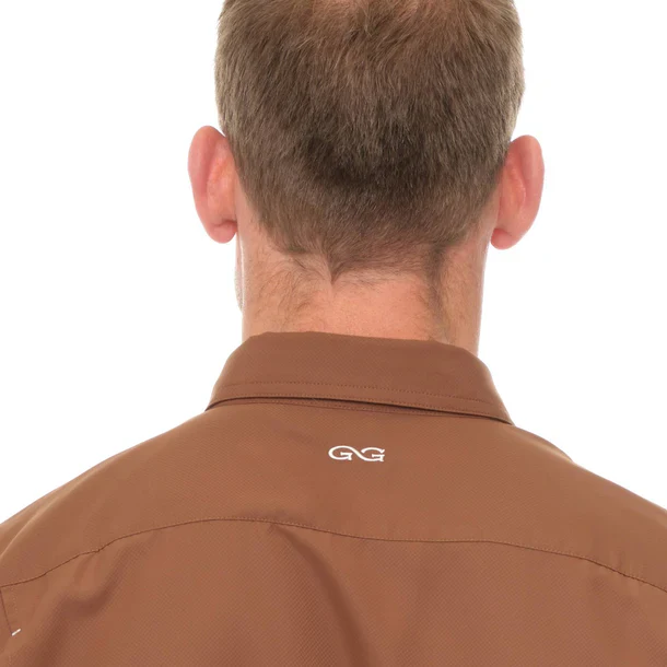 Men's Gameguard Cigar Original Short Sleeve Shirt 1023:CIG - Image 3