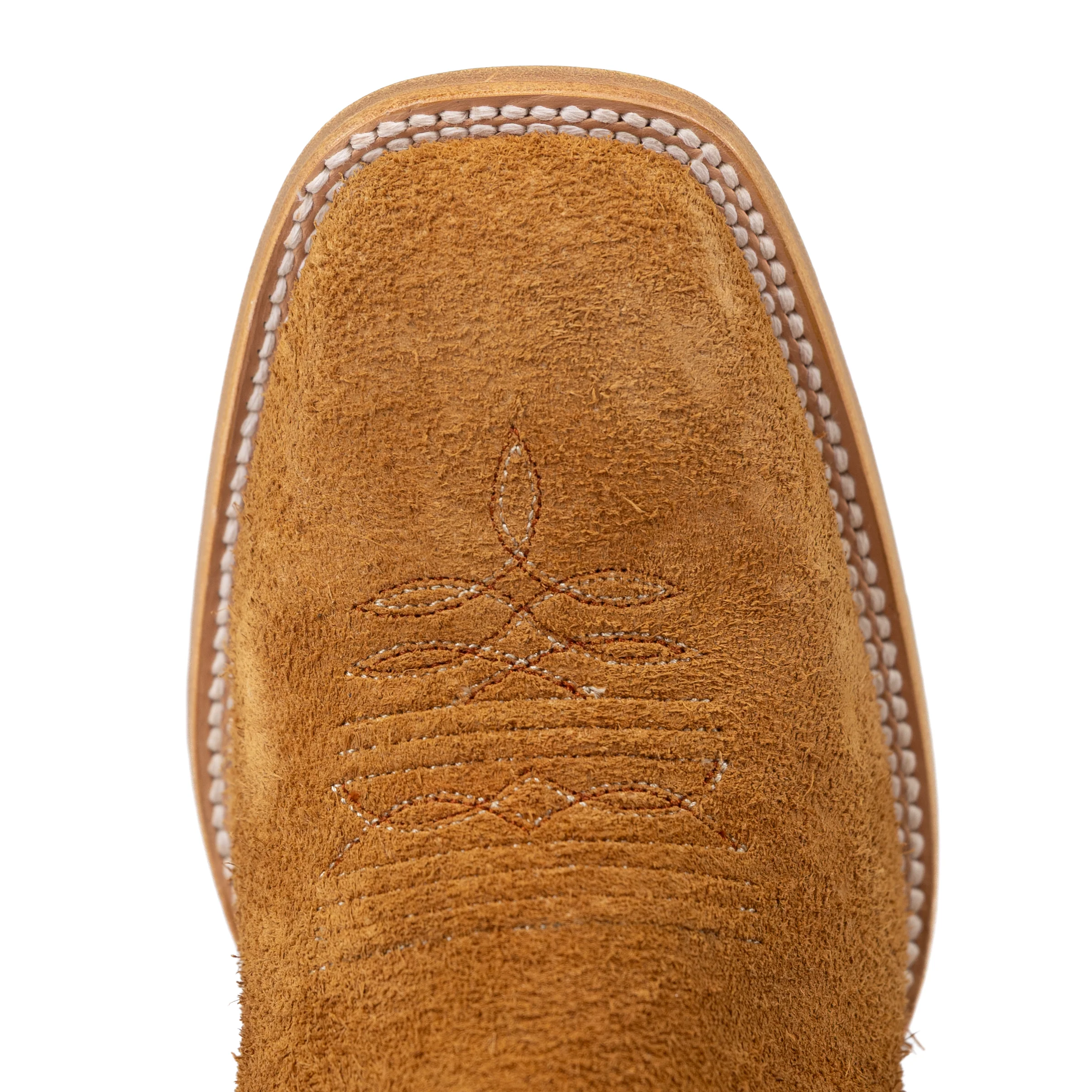 Men's Hondo Roughout Square Toe Western Boots 2645 - Image 5