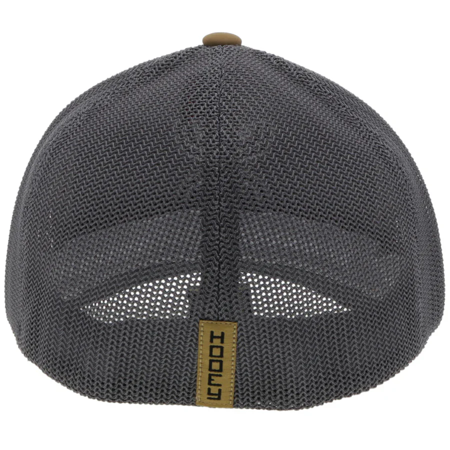 Men's Hooey "Coach" Tan and Grey Cap With Patch 2312TNGY - Image 4