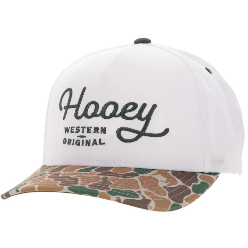 Men's Hooey "OG" Hat White/Camo 2560T-WHCA