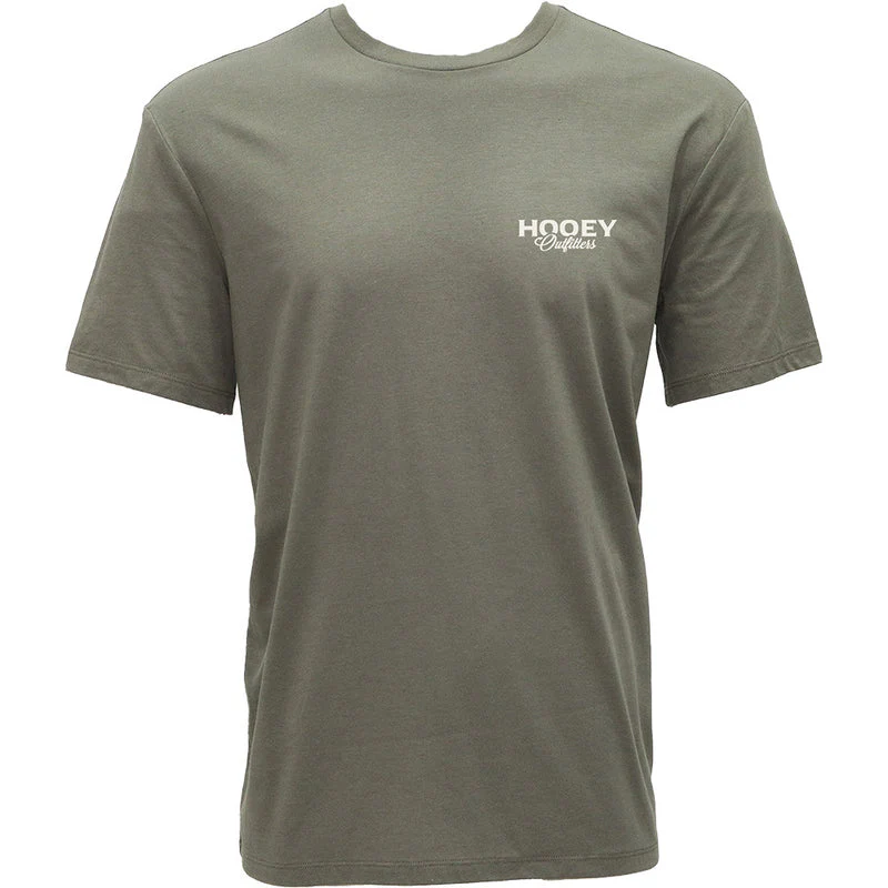 Men's Hooey "Outfitters" Green Hooey Outfitters T-shirt HT2615OL - Image 2