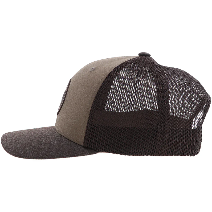 Men's Hooey "Primo" Brown Cap With Black and Cream Patch 2446T-BRBK - Image 3