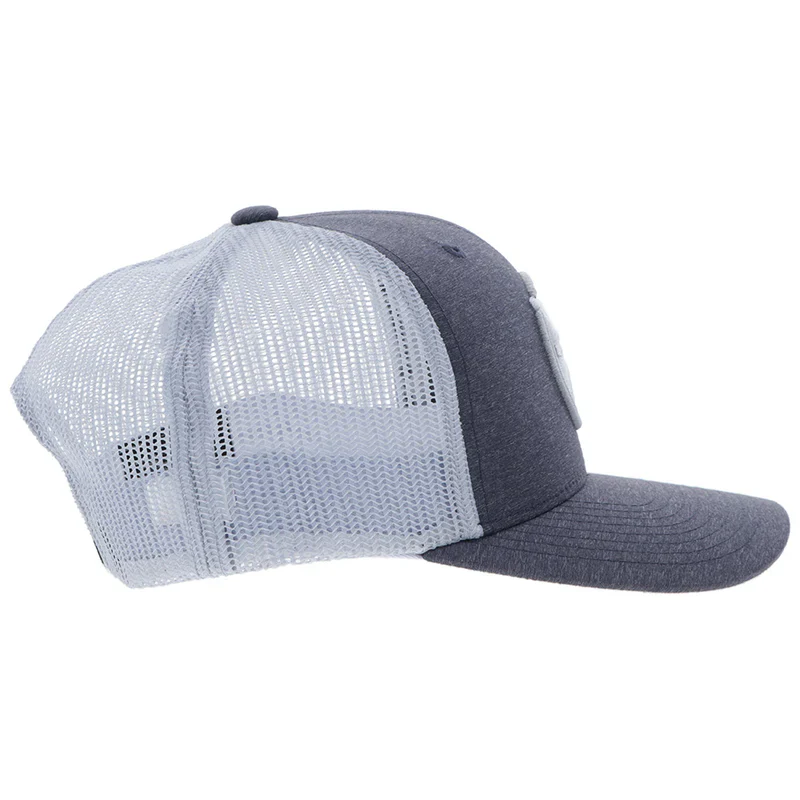 Men's Hooey "Strap" Roughy Hat Charcoal and White 4032T-CHWH - Image 4