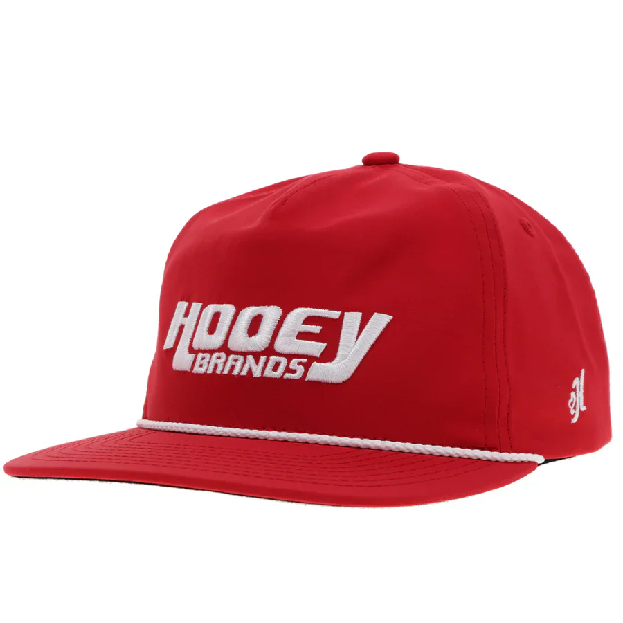 Men's Hooey "White Knuckle" Red and White Cap 2395T-RD - Image 2