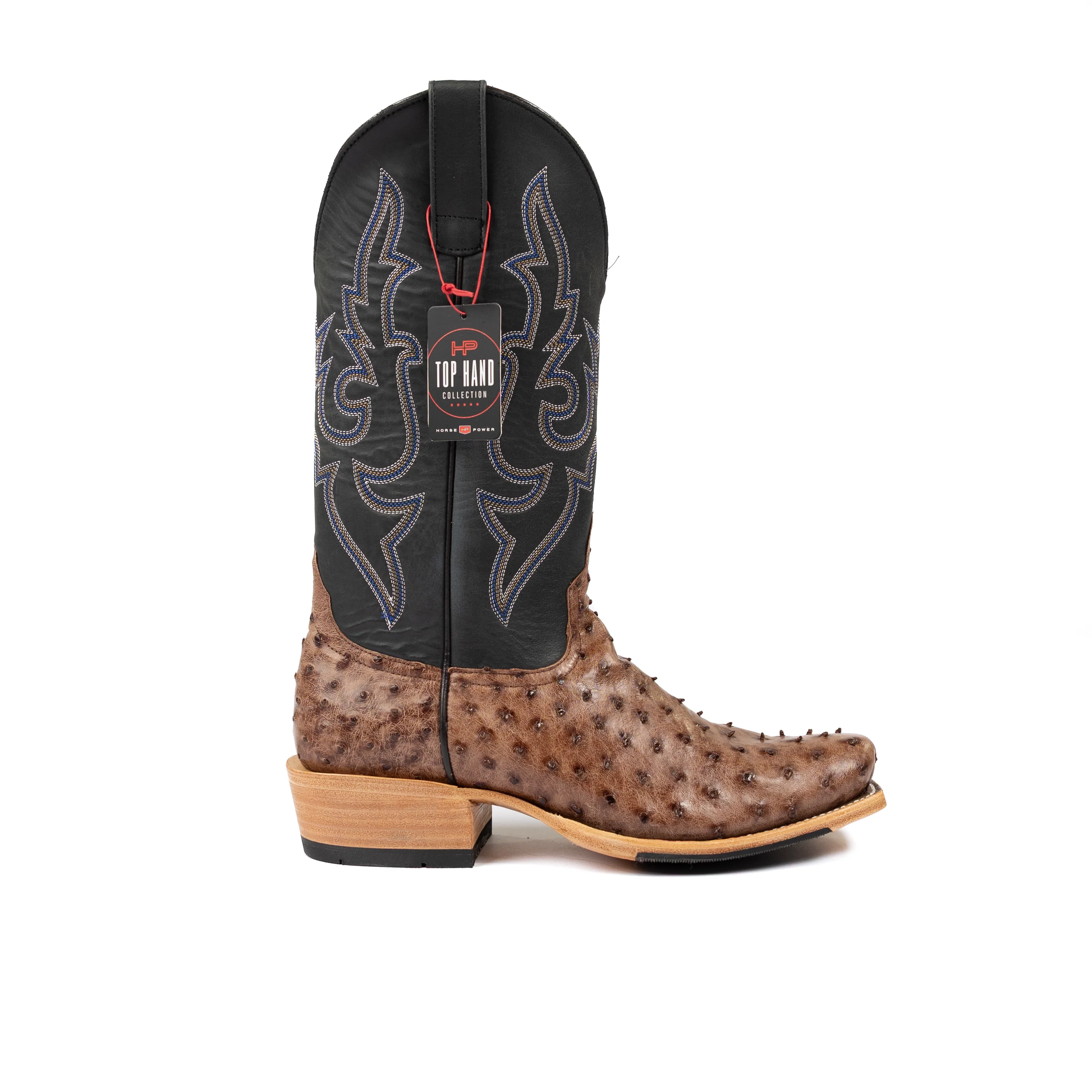Men's Horse Power Top Hand Kango Full Quill Ostrich Cutter Toe Boots HP9505 - Image 3