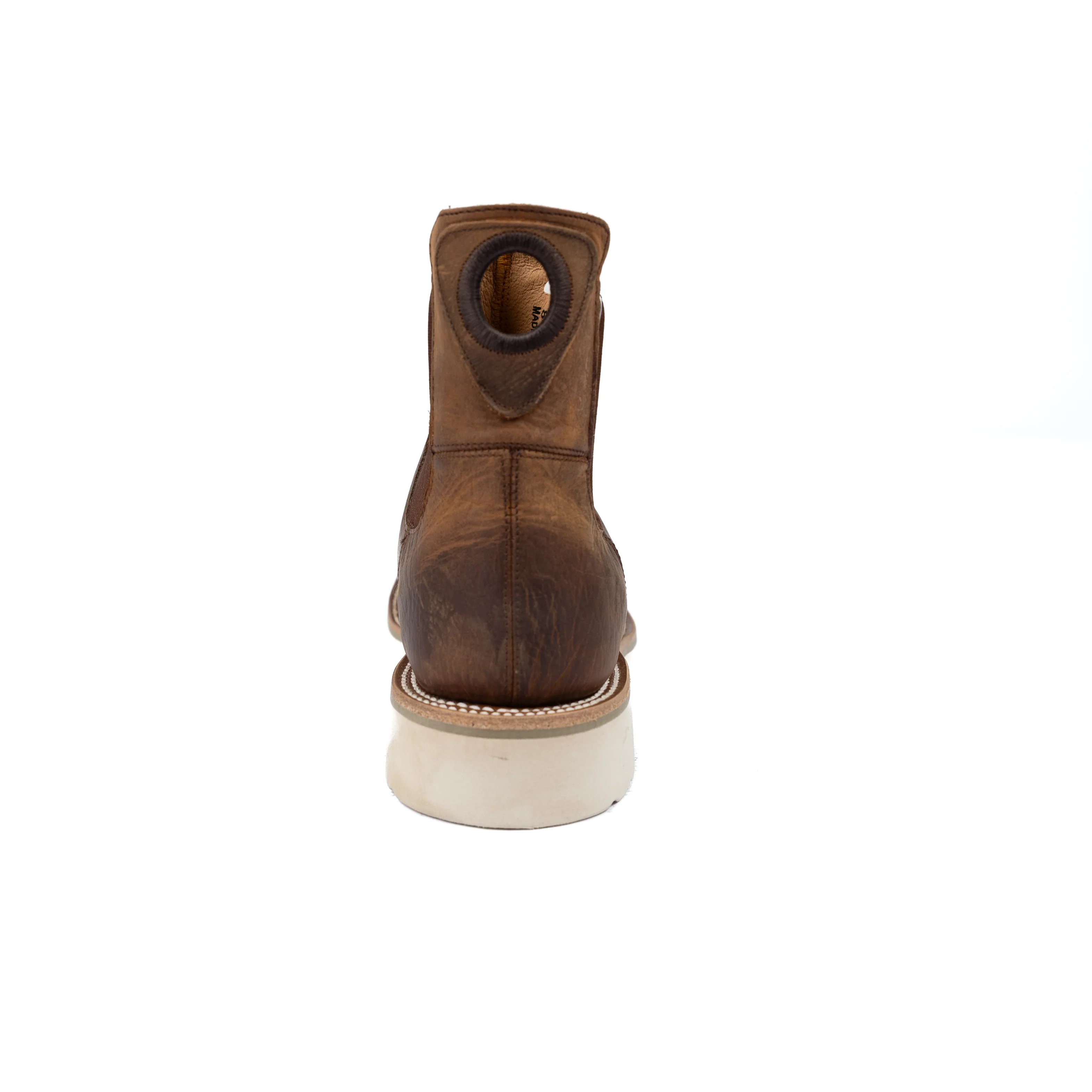 Men's Horse Power Distressed Bison Swedge Slip-On Boots HP2202 - Image 4