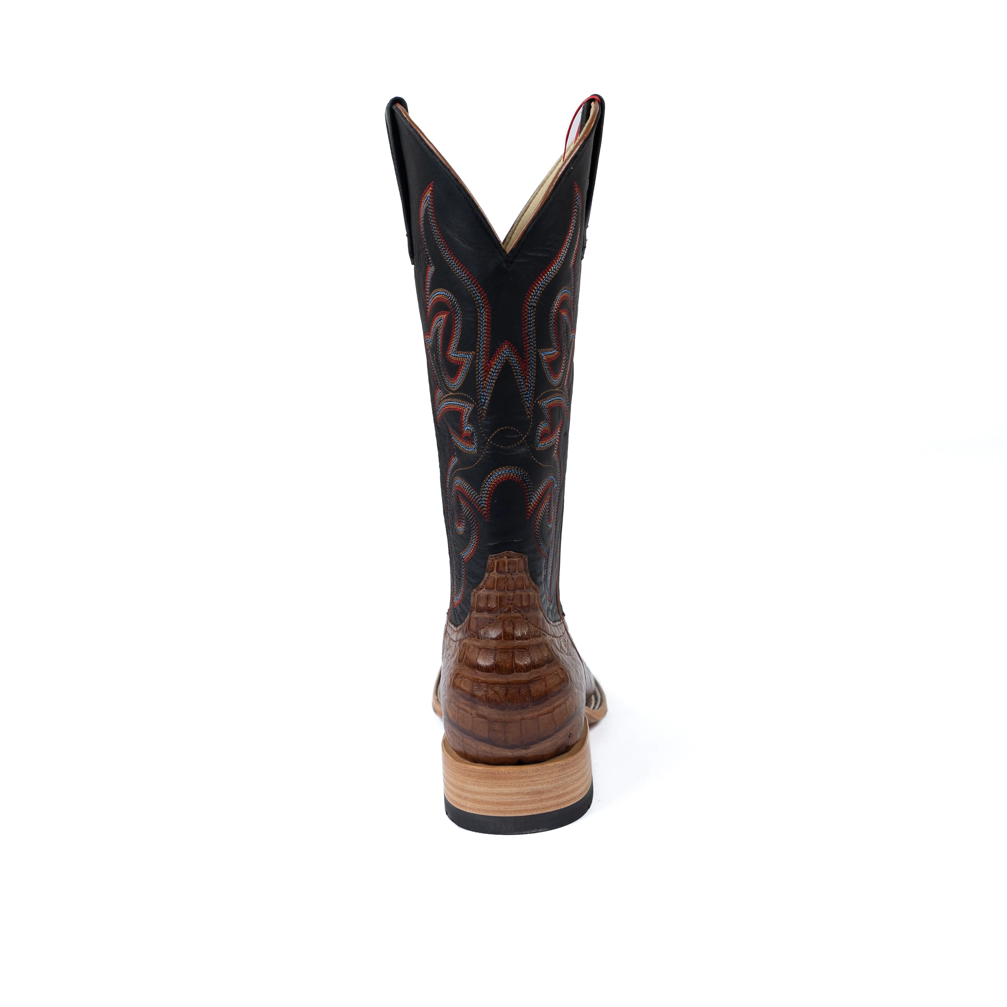Men's Horsepower Top Hand Cigar Caiman Belly Square Toe Boots HP8082 - Image 4