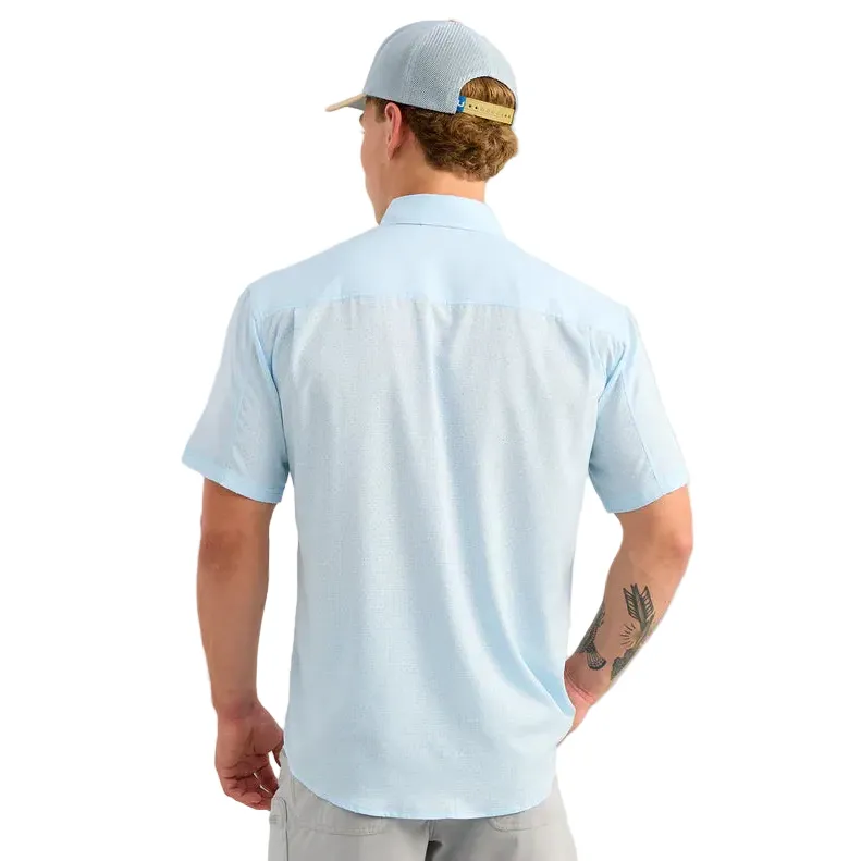 Men's Huk Coastal Drift Tide Point Short Sleeve Button-Down H1500171-425 - Image 2