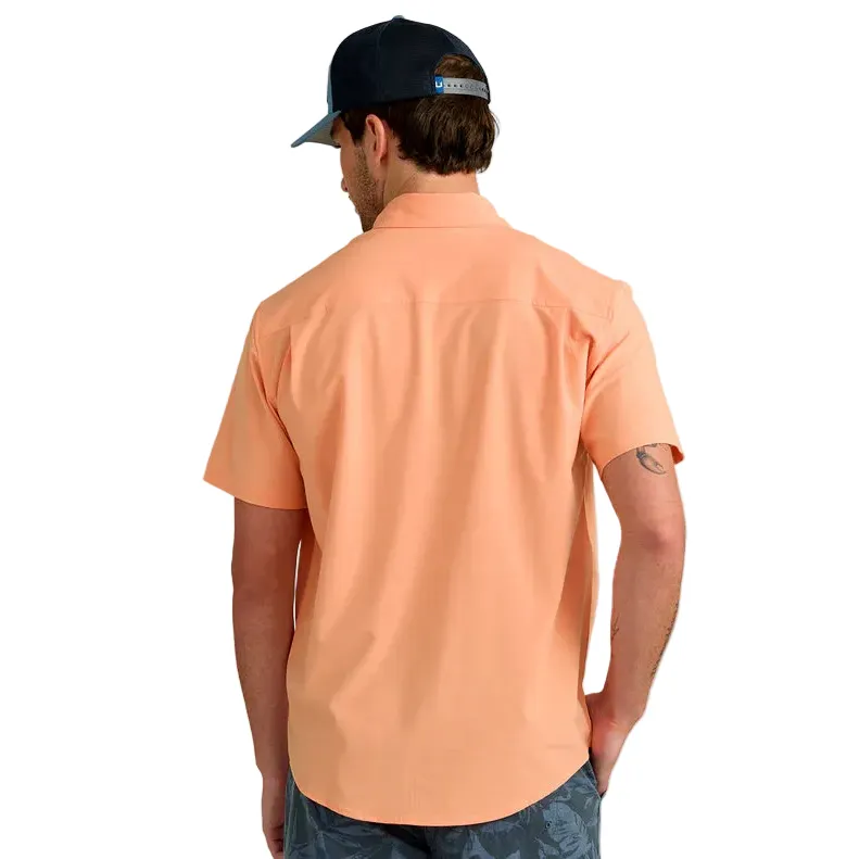 Men's Huk Coral Reef Kona Button-down Short Sleeve Shirt H1500154-818 - Image 2